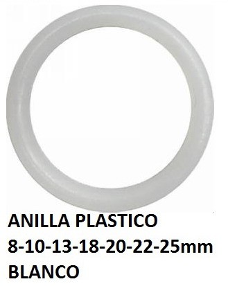 ANILLAS PLÁSTICO PARA CORTINAS